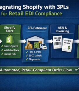 Retail compliant EDI with 3PLs